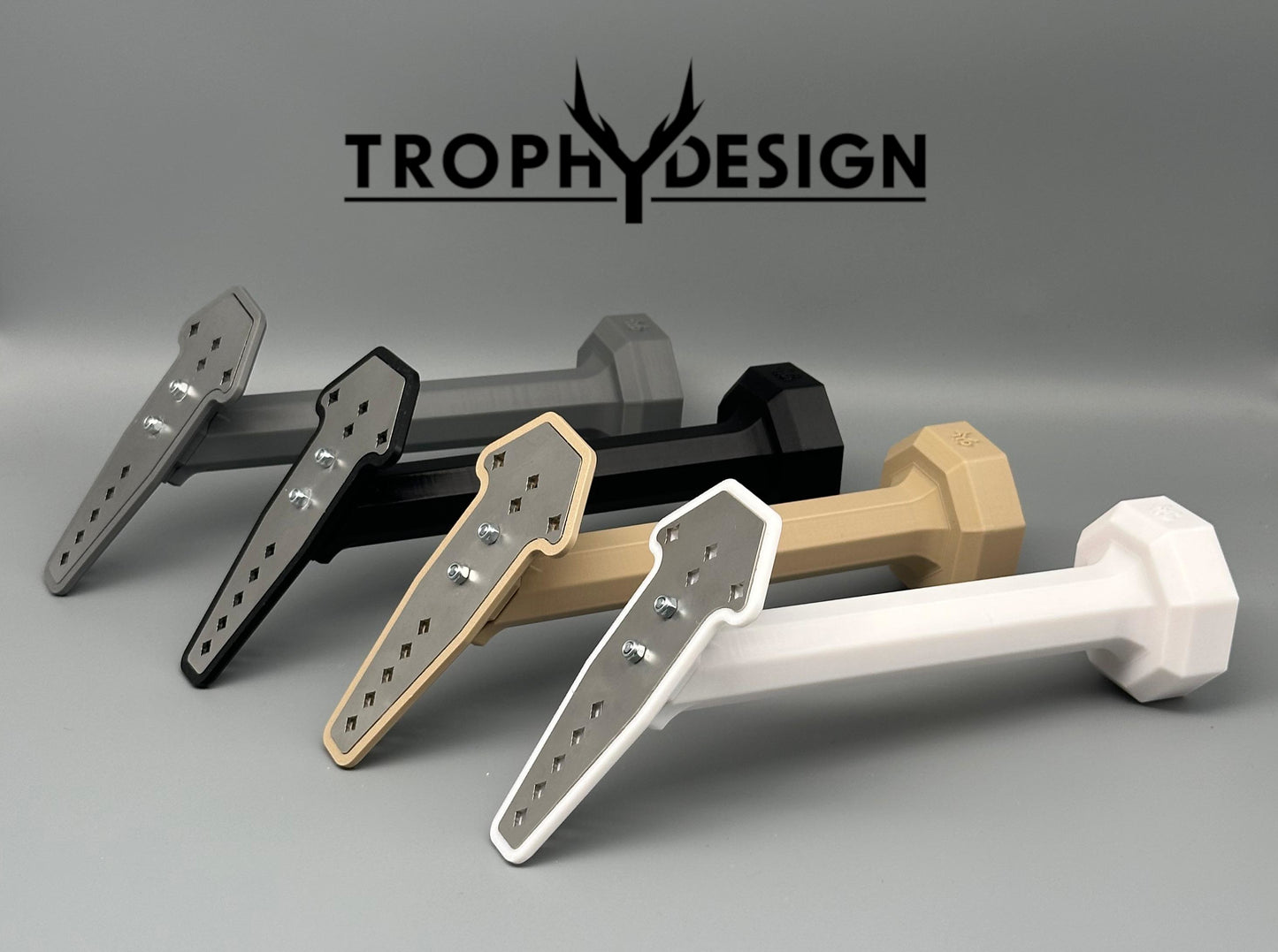 Wandhalterung für Jagdtrophäen (Muffelwild)